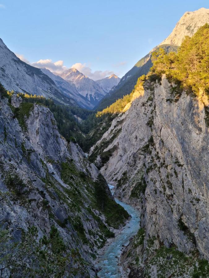 Vila Waldhuttale Scharnitz Exteriér fotografie